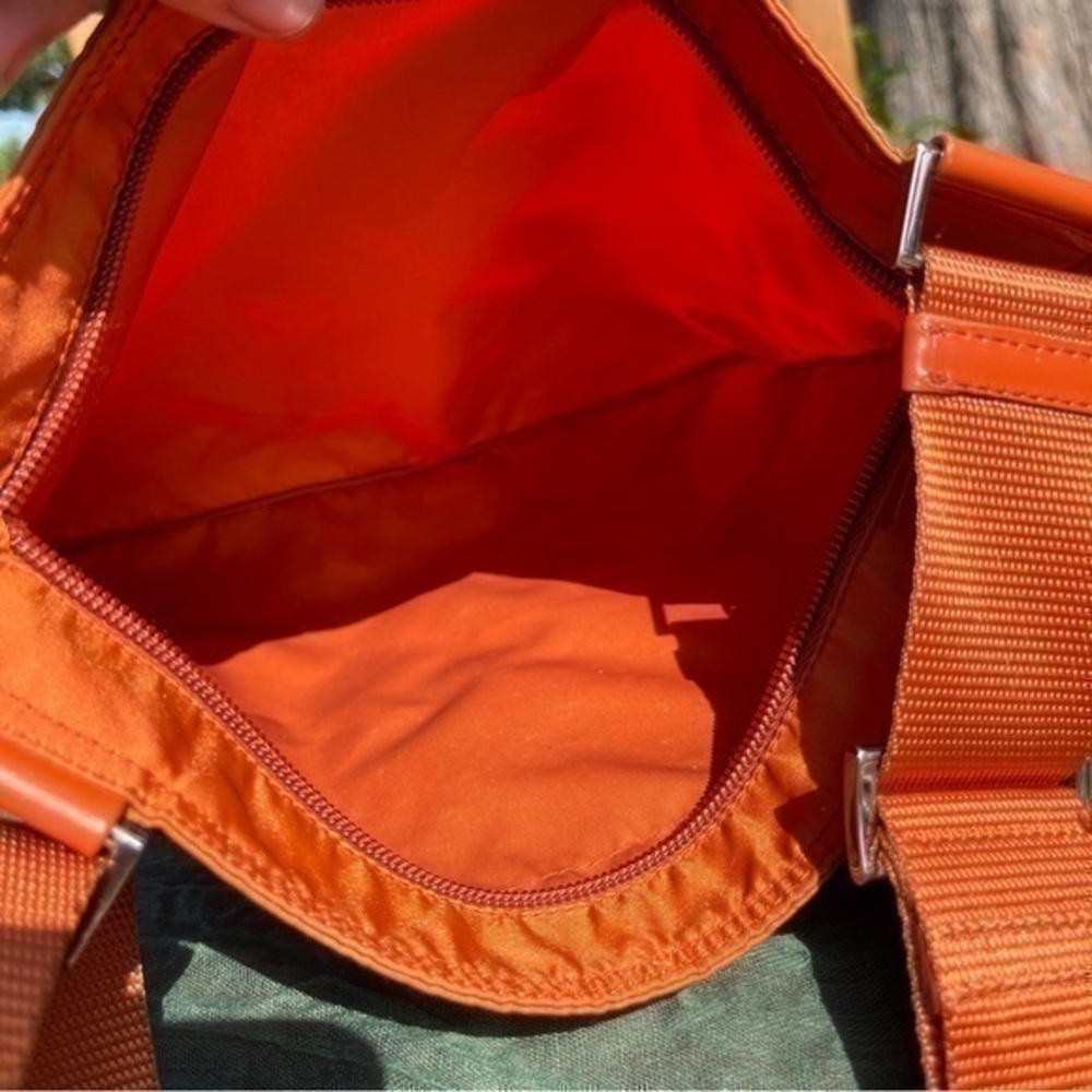 AUTHENTIC Orange Crossbody tote. In Papaya. - Picture 4 of 16